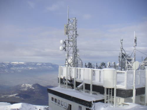 Les émetteurs de la Croix de Chamrousse 
