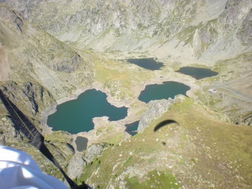 les lacs Robert vus d'avion