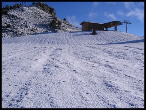 Première neige de la saison (tardive) 