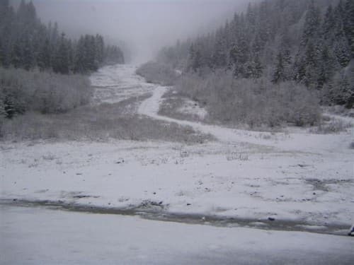 Retour momentané de l'hiver - 1200m 