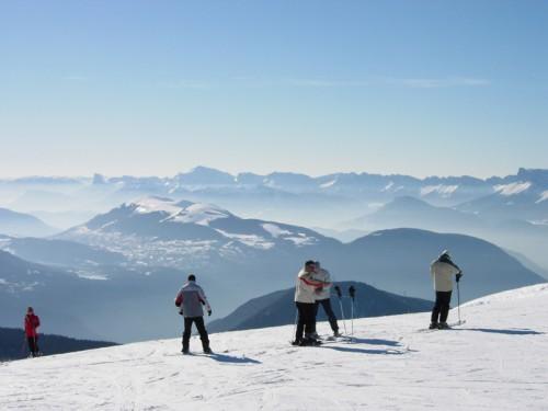 Ski près de la Croix de Chamrousse (2250 m)