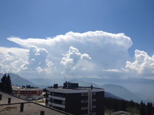 Le même cumulonimbus 30 minutes plus tard