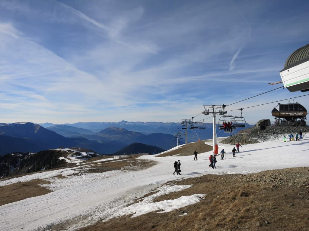 Début d'année très sec à Chamrousse A.P.