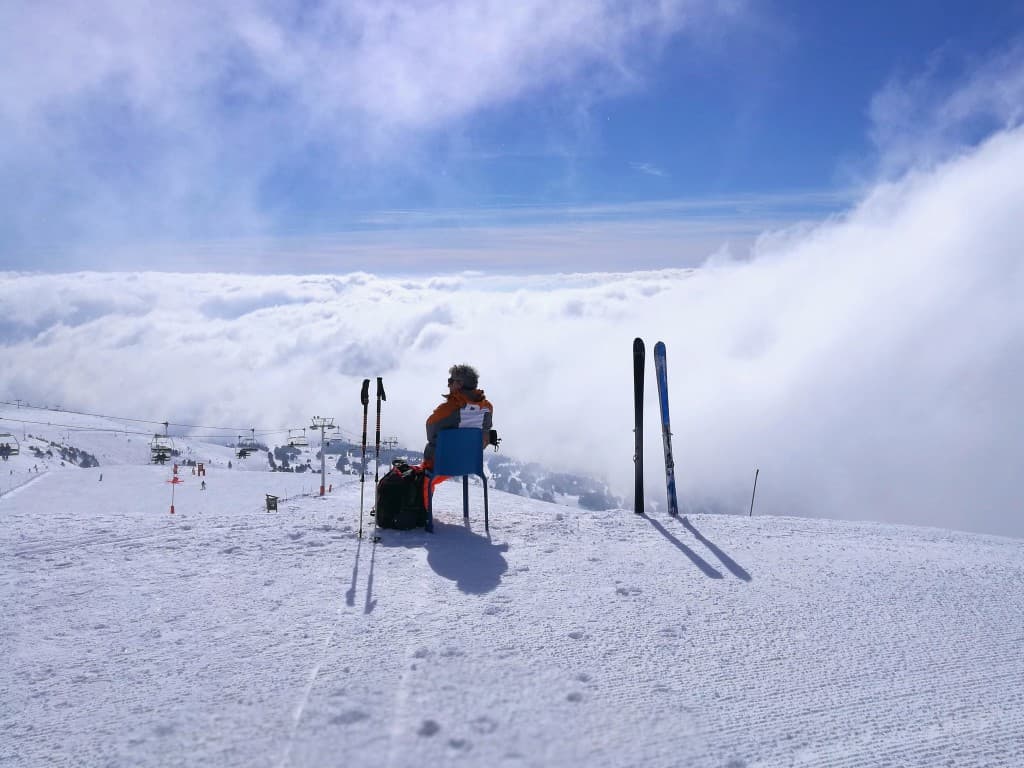 Les nuages à la conquête de Chamrousse