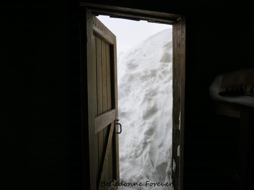 Quantité de neige énorme A.P.