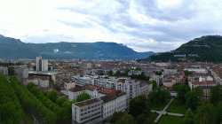 Vue Grenoble depuis l'hotel de ville