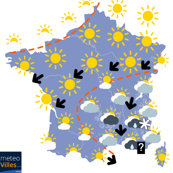 Temps sec jusqu'à mercredi !