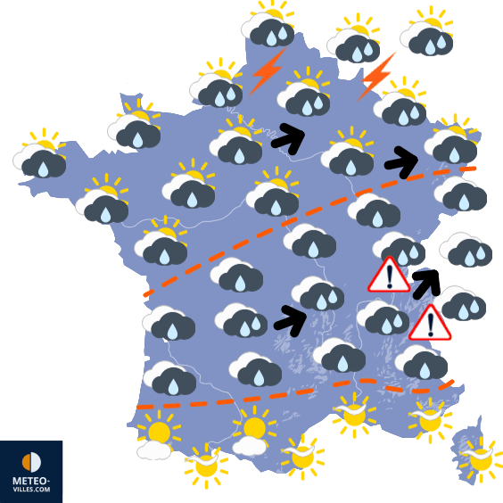 Probablement moins de pluie à partir de vendredi