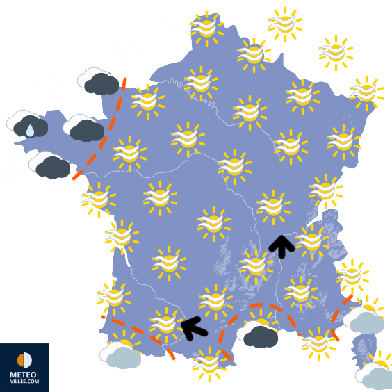 Premiers orages de la saison