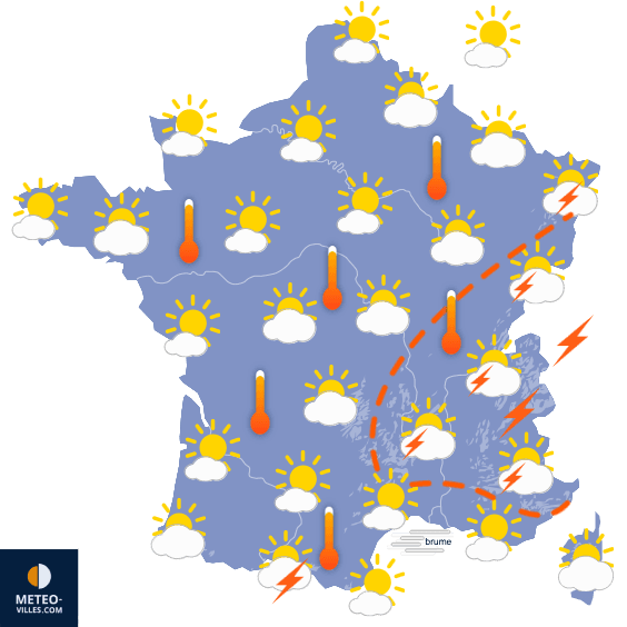 Retour des orages samedi, puis fin de la chaleur
