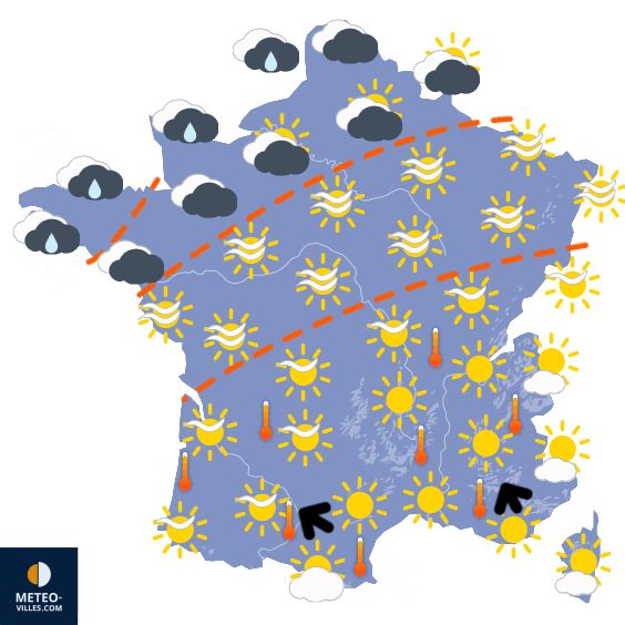 Un courant océanique évitant une vague de chaleur intense