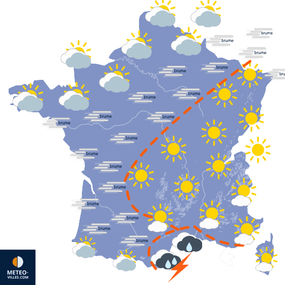 Début d'une longue période calme et anticyclonique ?