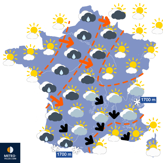 Nouvelle séquence printanière au début du mois d'avril