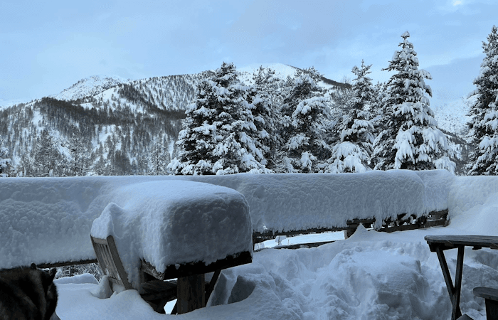 Encore d'abondantes chutes de neige en montagne