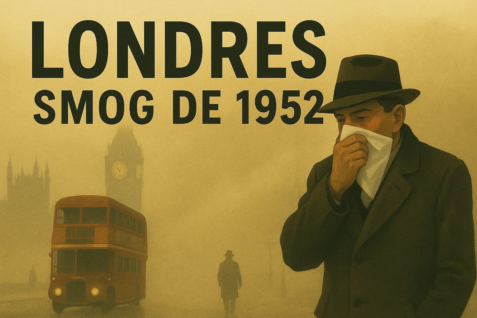 Londres 1952 : les secrets d’un brouillard (smog) qui a fait des milliers de victimes