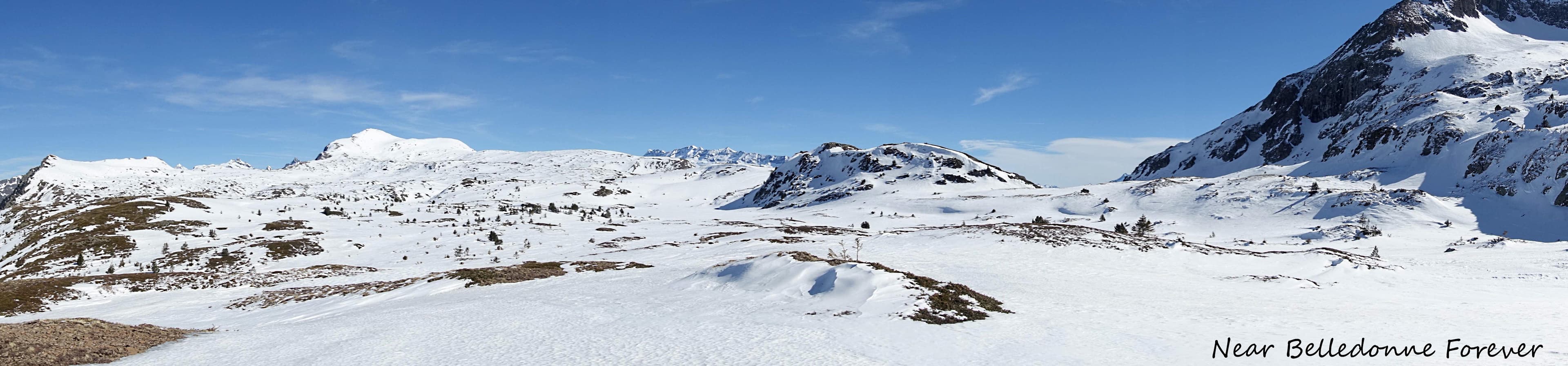 Plateau lac fourchu au fond grandes rousses et belledonne A.P.