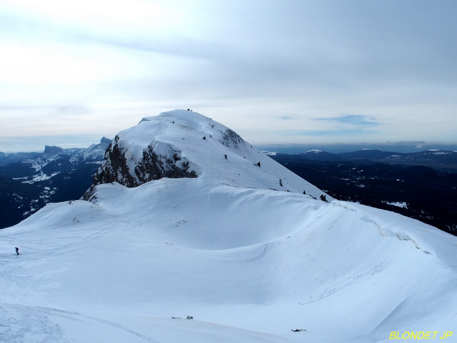 Vercors sud vu de la Tête des Chaudières
