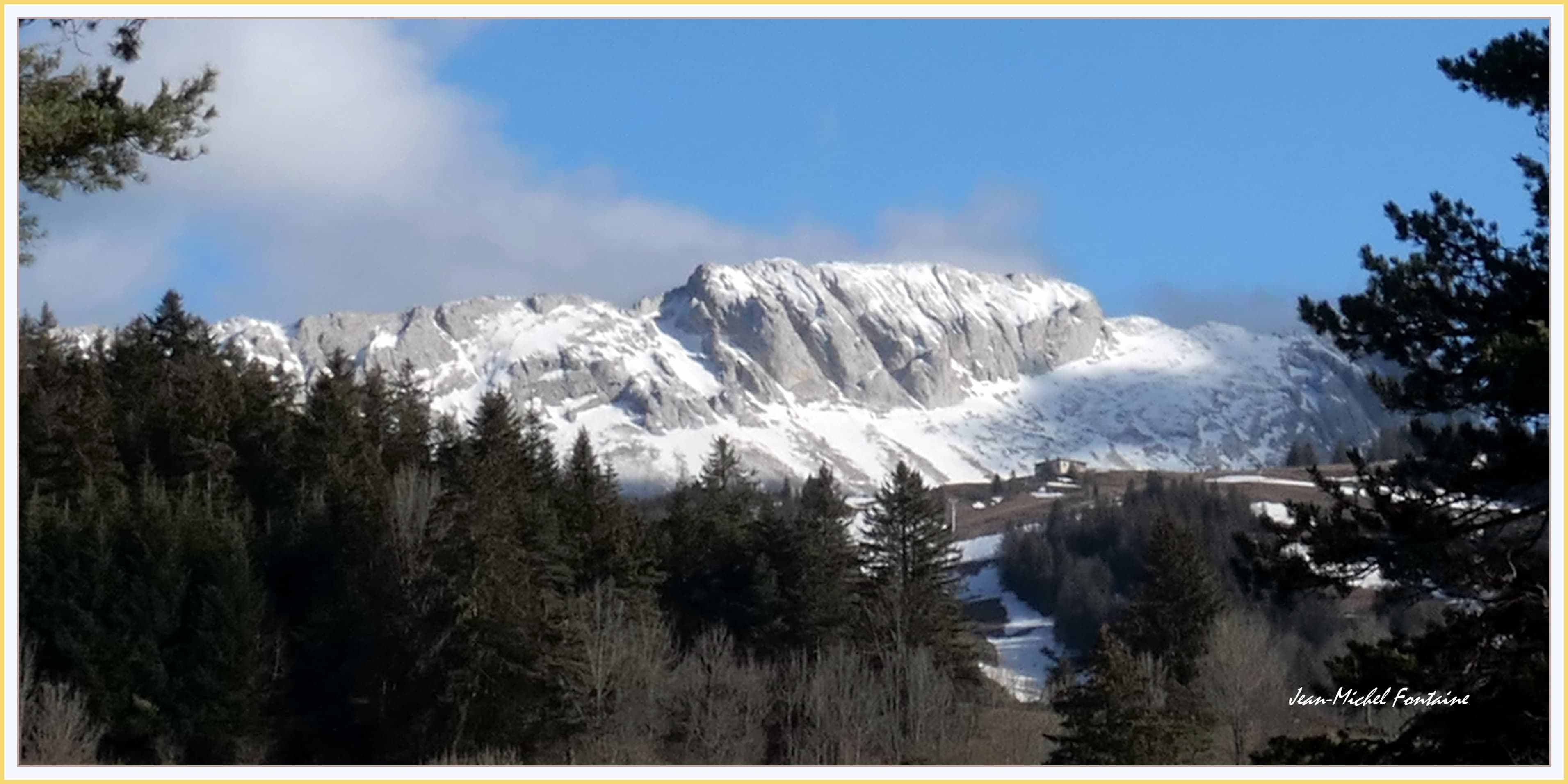 petite chute de neige la nuit dernière