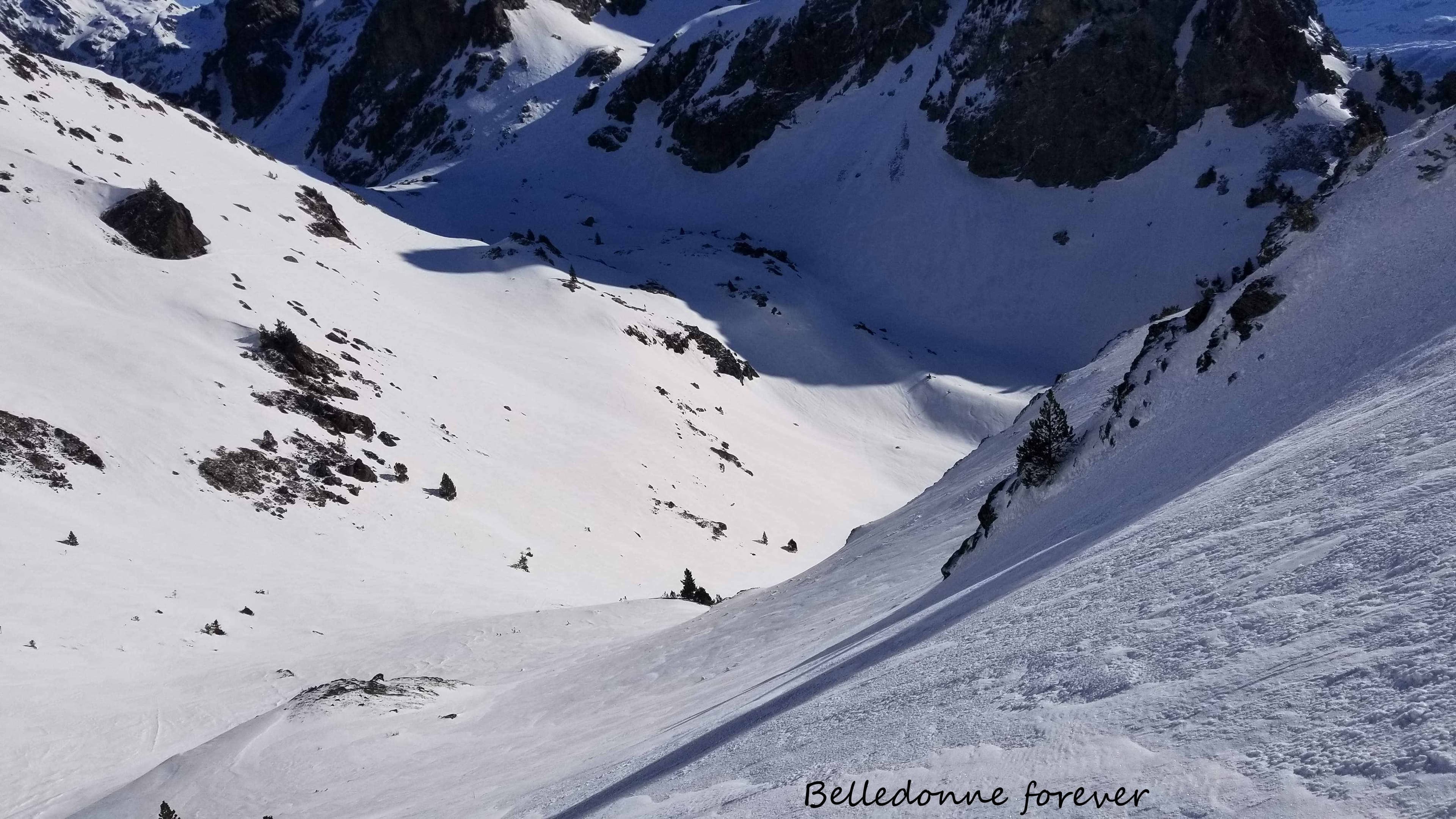 1 cm de neige fraiche - bon ski A.P.