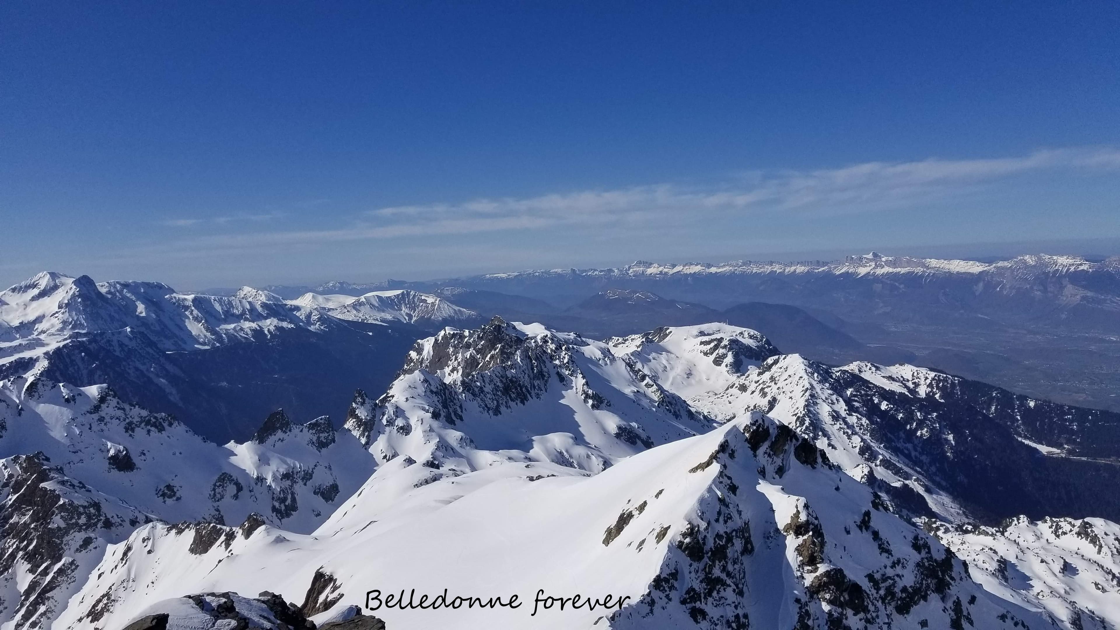 Croix de chamrousse depuis la  Grande Lauzière - Belle météo A.P.