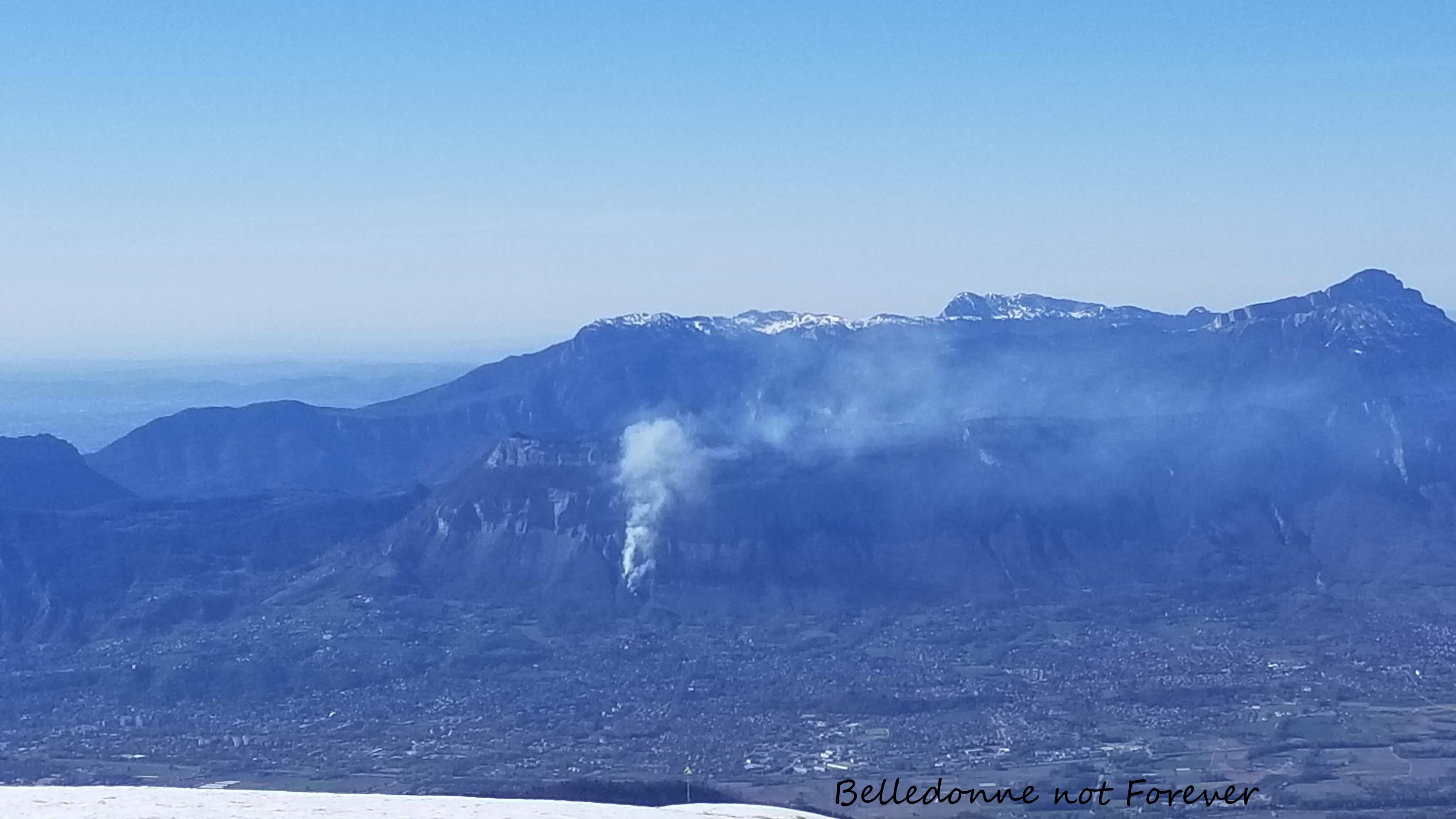 Météo bien sèche et beau soleil  - incendie au saint eynard  A.P.
