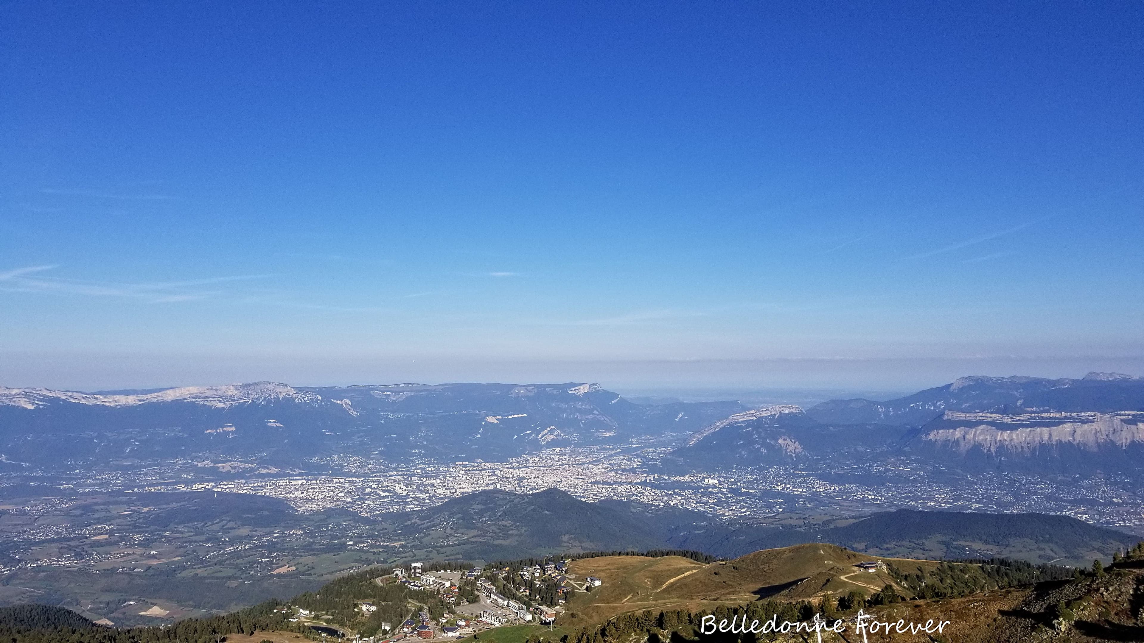 Vue sur Grenoble vent de sud A.P.