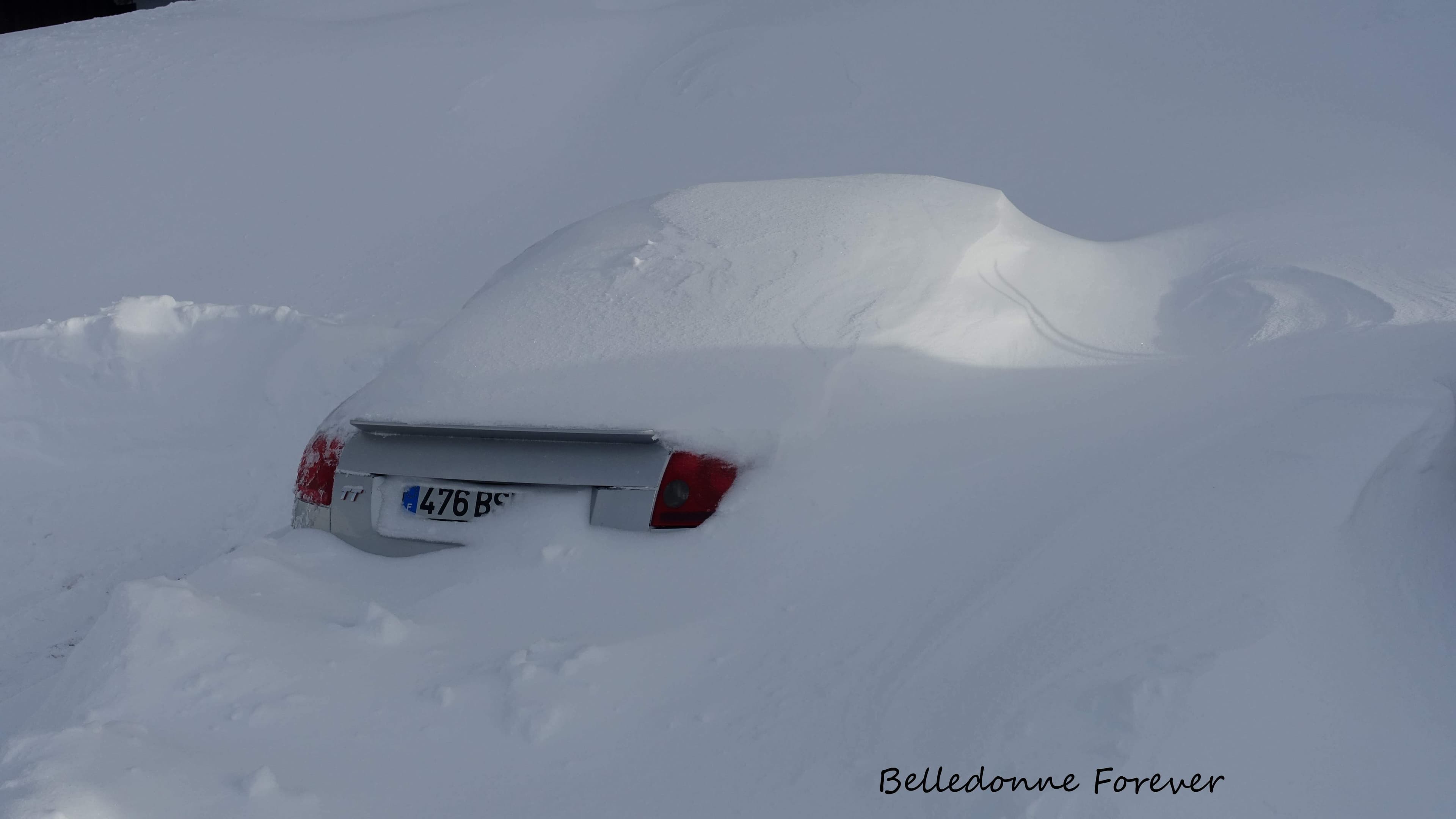 Encore de la neige ce samedi matin A.P.