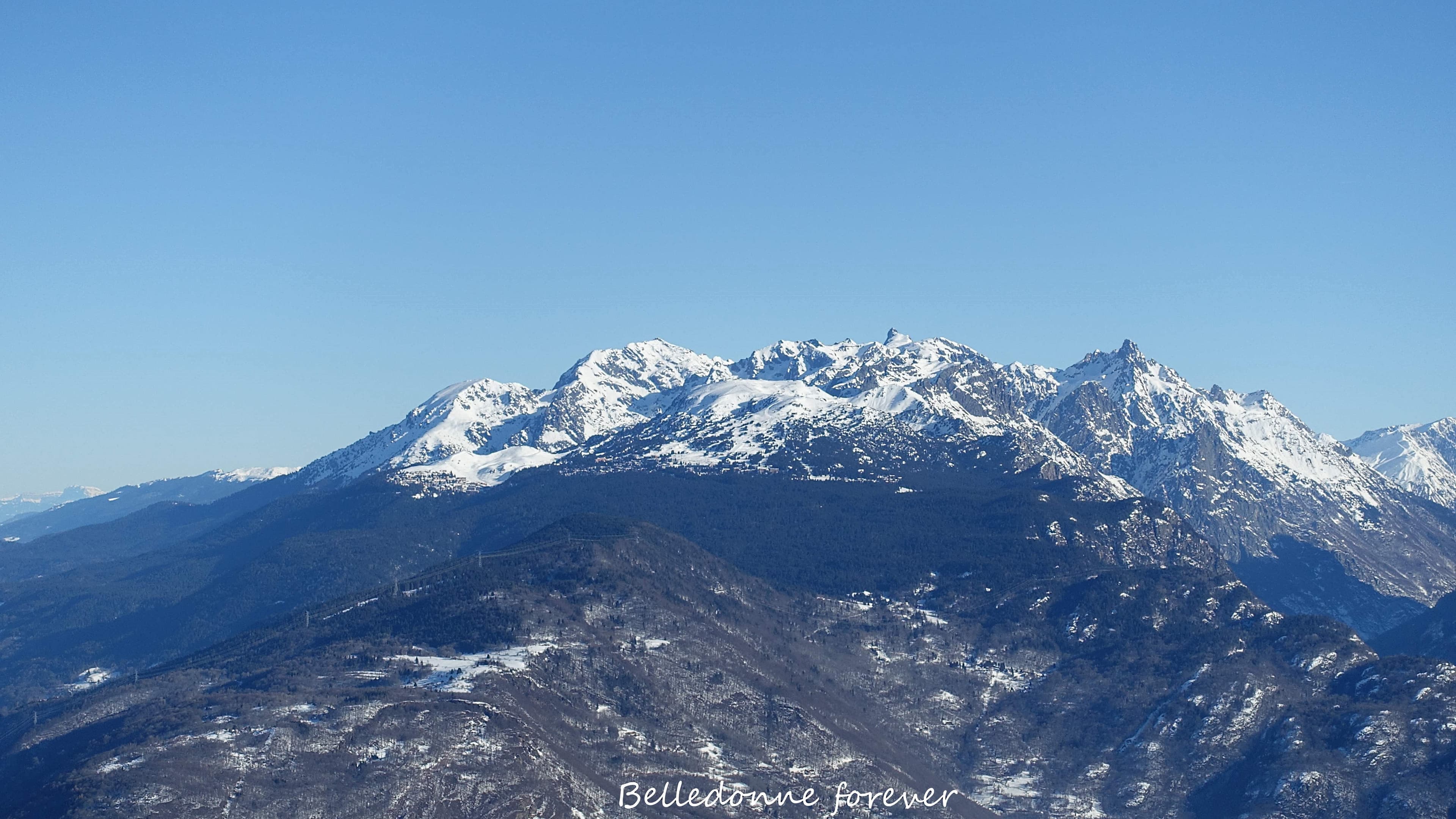 Belledonne sud et chamrousse vue du connex  A.P.