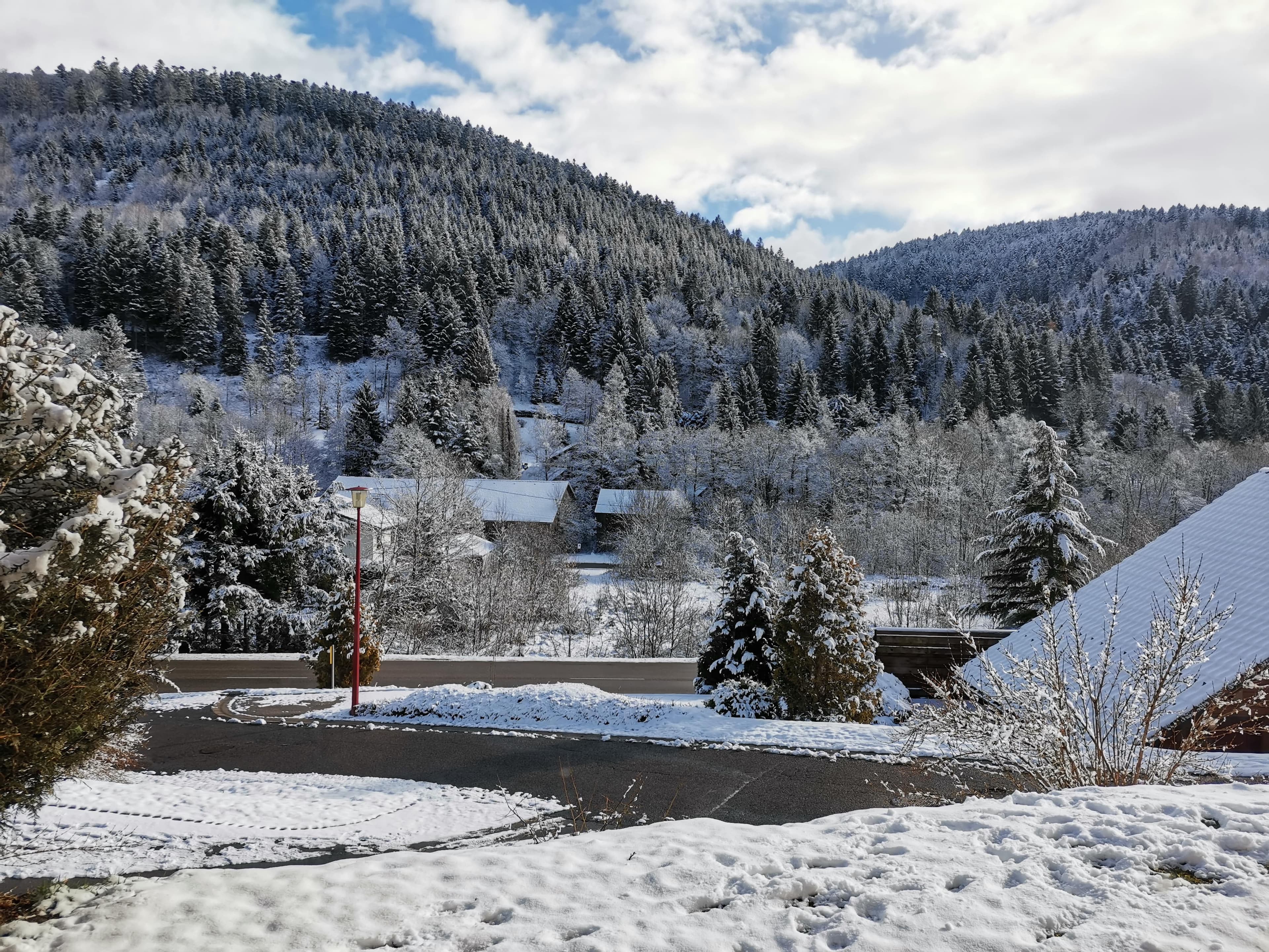 Neige et soleil sur les Vosges