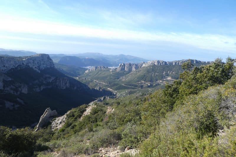 vue depuis la sainte Baume