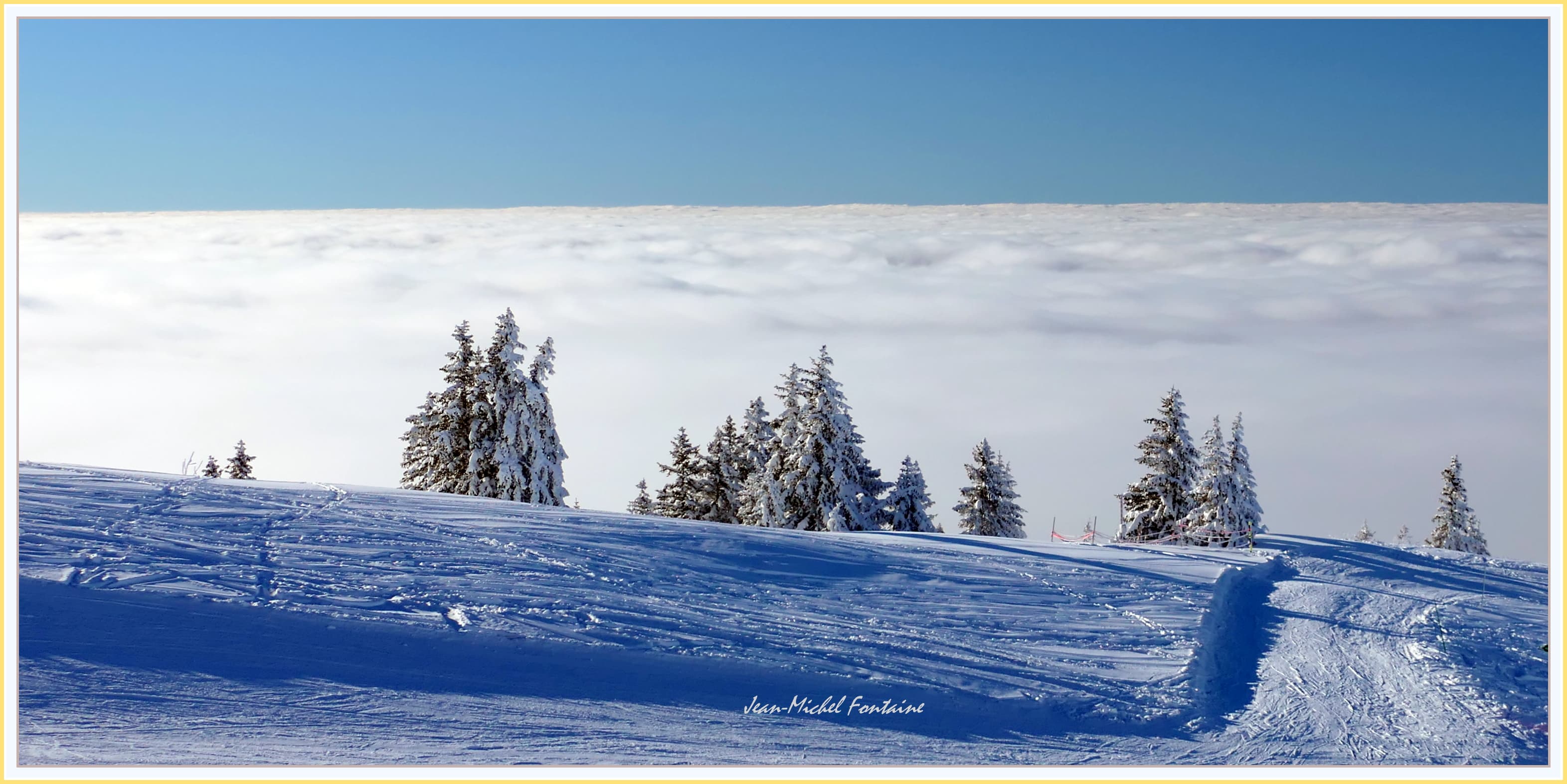 mer de nuages jusqu'à 1700m