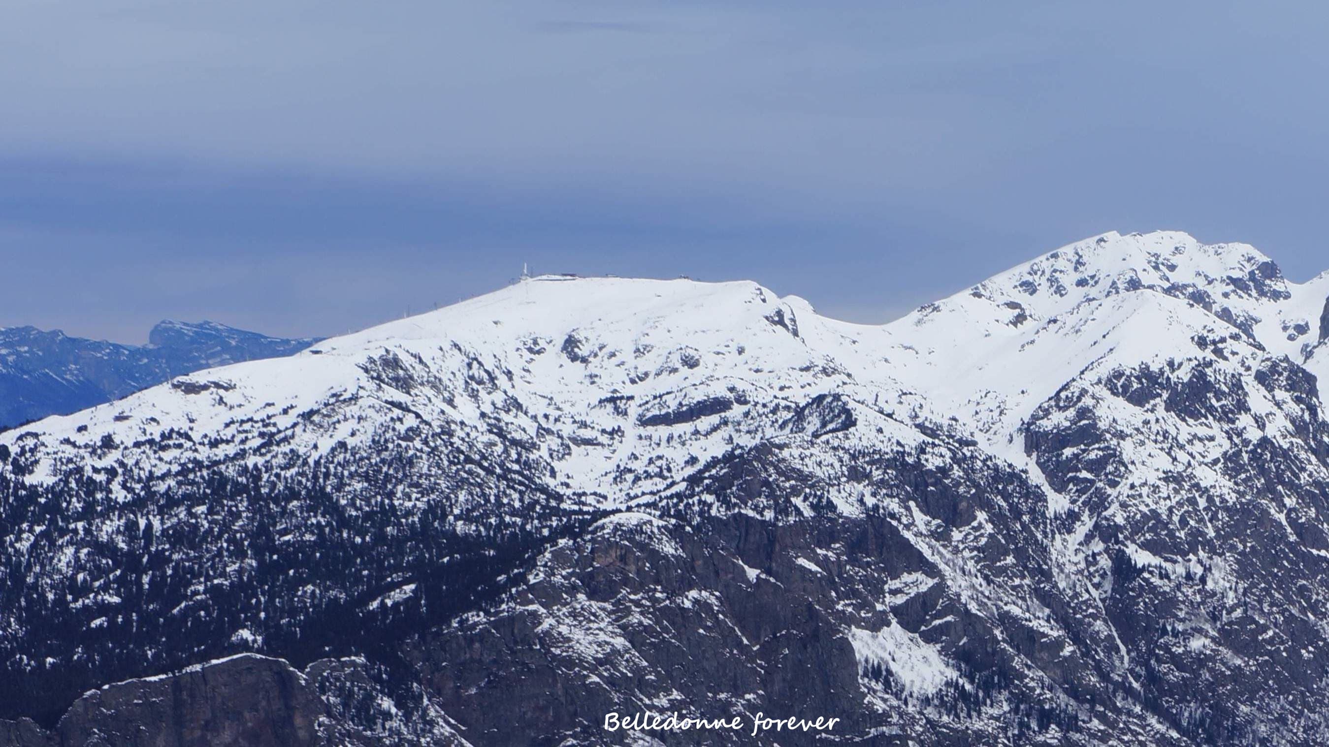 Vue sur le lac achard chamrousse A.P.