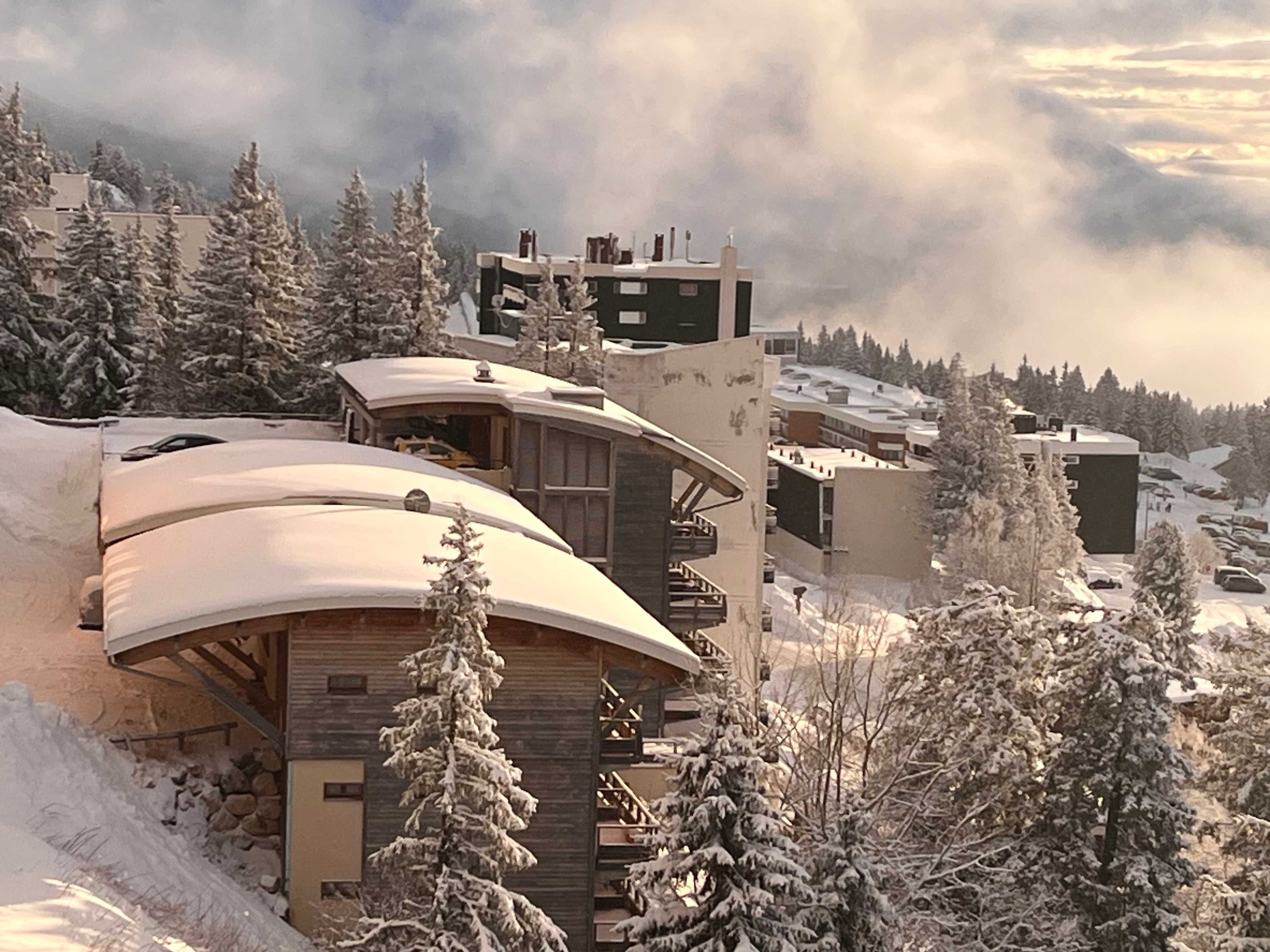 Neige à chamrousse