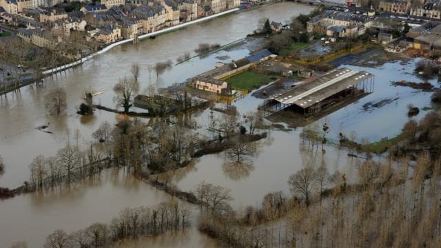 Image d'illustration pour Dépression Ruth - vents forts - graves inondations en Bretagne