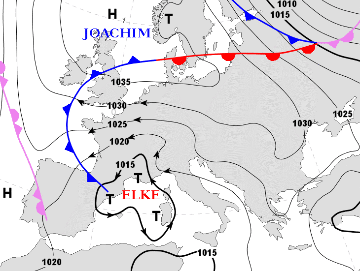 Image d'illustration pour Intempéries au Sud autour de la dépression Elke