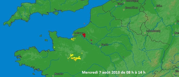 Image d'illustration pour Fortes pluies orageuses à Rouen