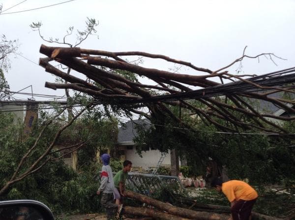 Image d'illustration pour Cyclone : typhon Rammasun (Philippines)