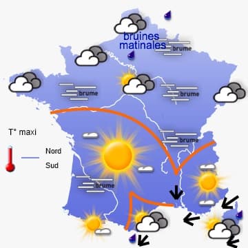 TEMPS TRES CALME... mais parfois très gris !