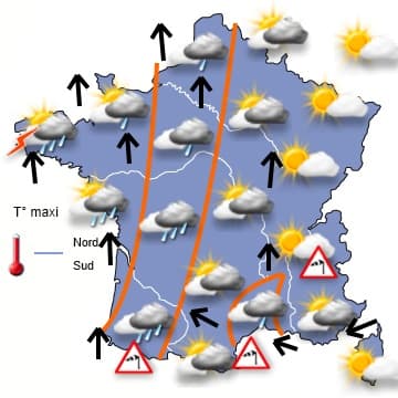 Fortes pluies en Ardèche, toujours doux et risque de tempêtes à partir de lundi