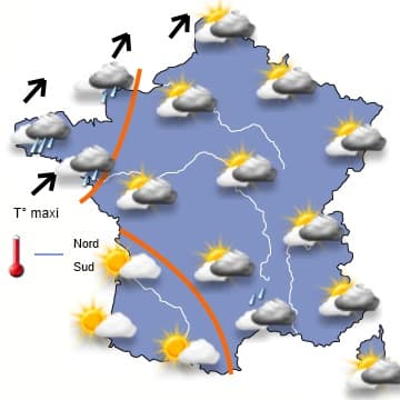 Un temps de plus en plus agité, notamment à partir de Noël... 