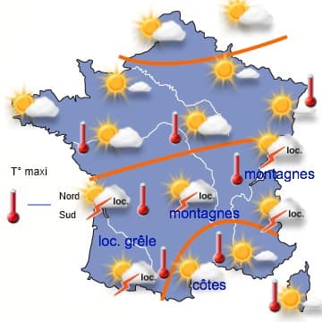 Une semaine plutôt agréable, malgré quelques orages sur la moitié Sud