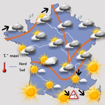 Retour d'un temps sec et progressivement plus doux 