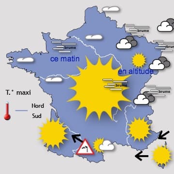 Très beau dimanche avant une dégradation par le sud