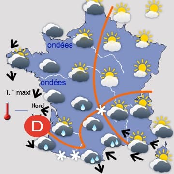 Retour à des températures plus conformes à une fin mars 