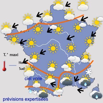 Remontée des températures et toujours pas réellement de pluie !