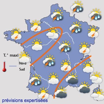 Pluies abondantes dans le Sud... 