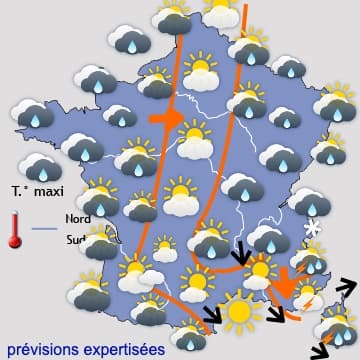 Retour d'un temps partout plus estival à partir de dimanche 