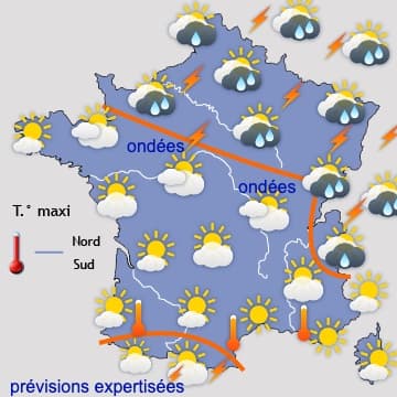 Entre journées estivales et épisodes plus perturbés 