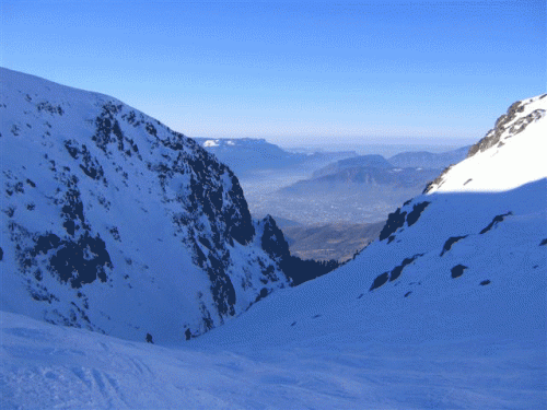 Grenoble depuis les pistes...