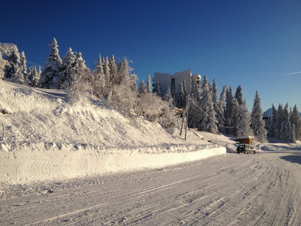 1m50 de neige à la station